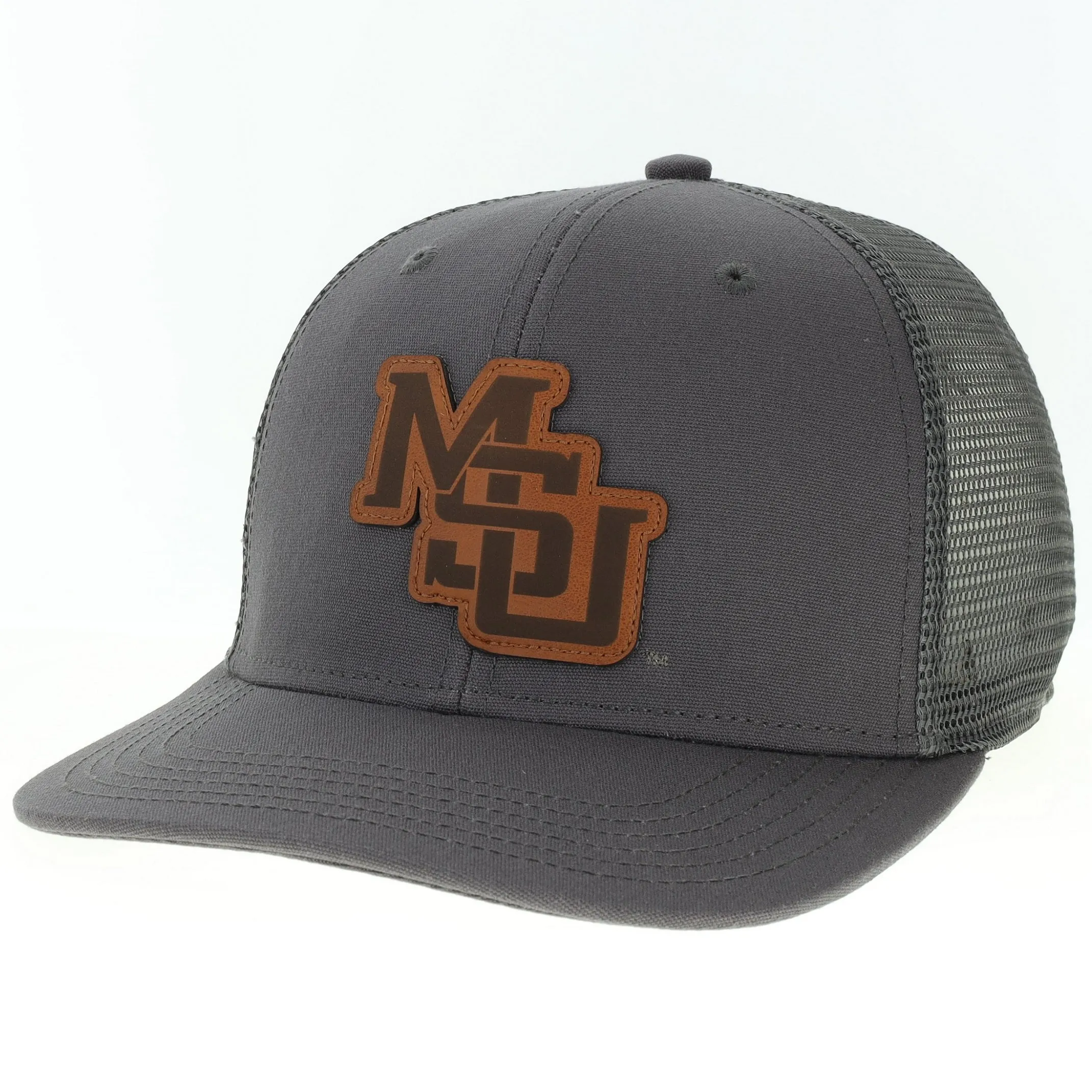 Interlocking 90's MSU Mid-Pro Snapback – Grey